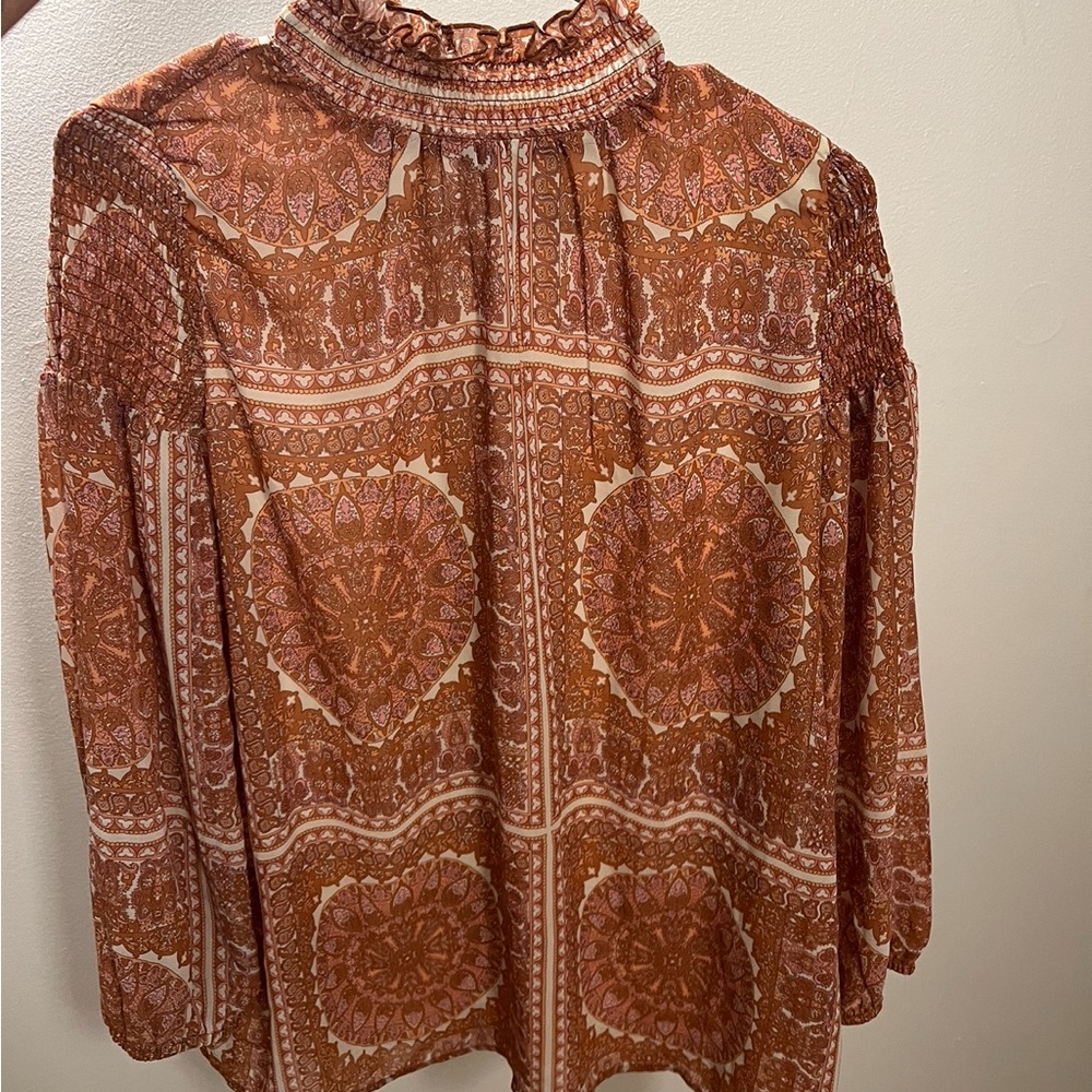 Retro groovy psychedelic pattern dress or shirt